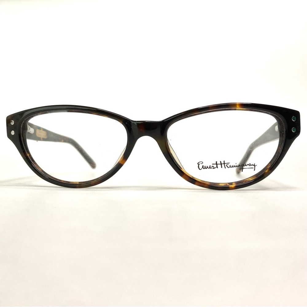 Ernest Hemingway 4625 Brown Tortoise Shell Designer Eyeglasses 52 16-140